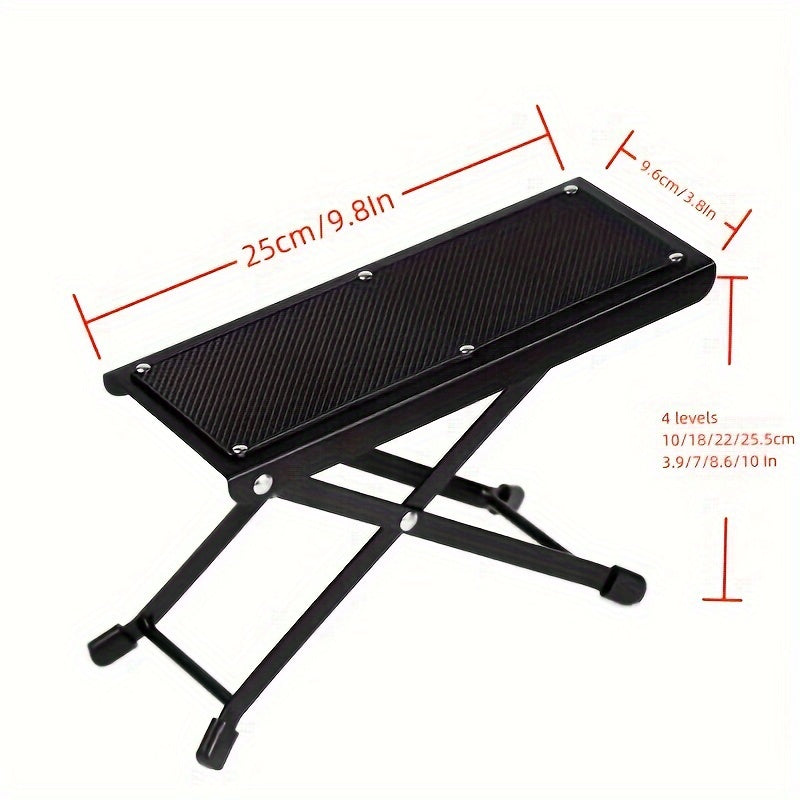 Professional Adjustable Pedicure Footrest - 4-Level Portable Nail Care Station