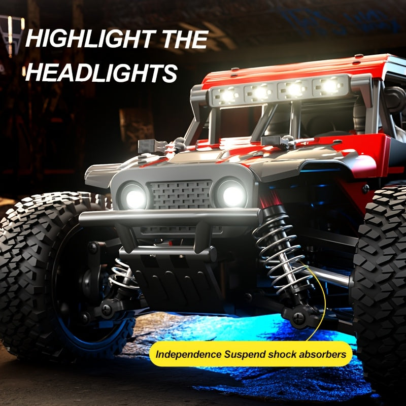 Premium SG202MAX 4WD Brushless RC Car - Metal Gears, Slip-Resistant Tires, HD Night Lights