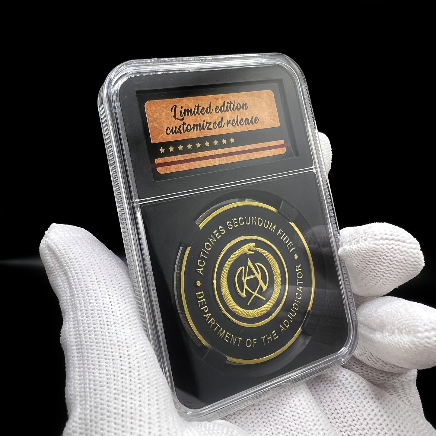 John Wick Continental Coin Official Movie Prop Replica - Heavy-Duty Metal with Dustproof Case
