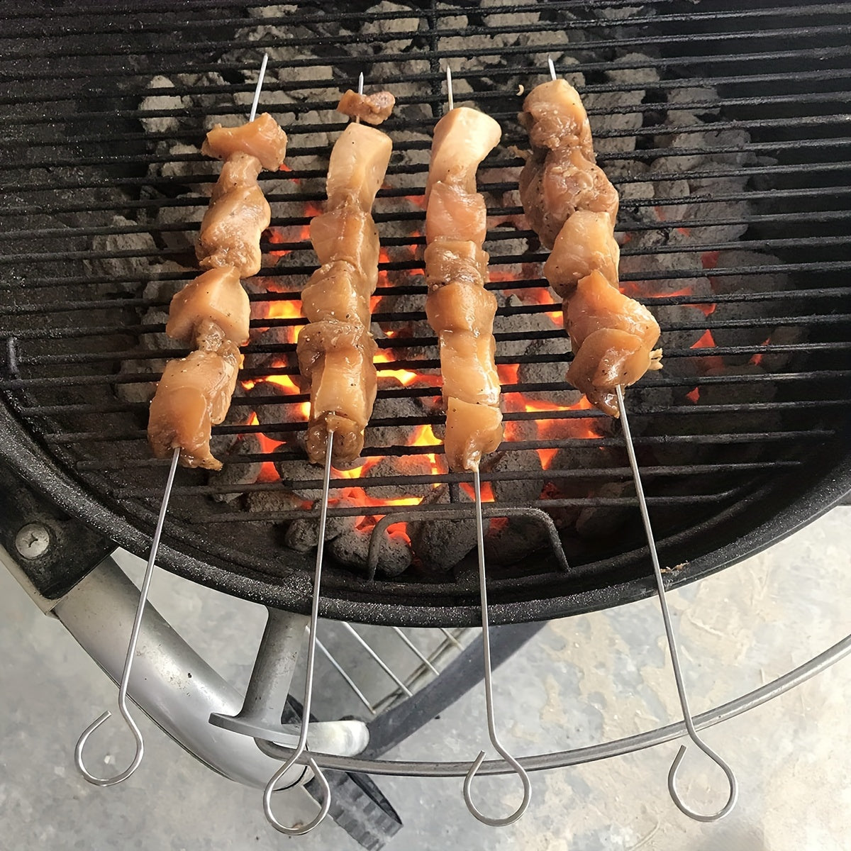 Durable Metal Barbecue Skewers - Perfect for Grilling & BBQ