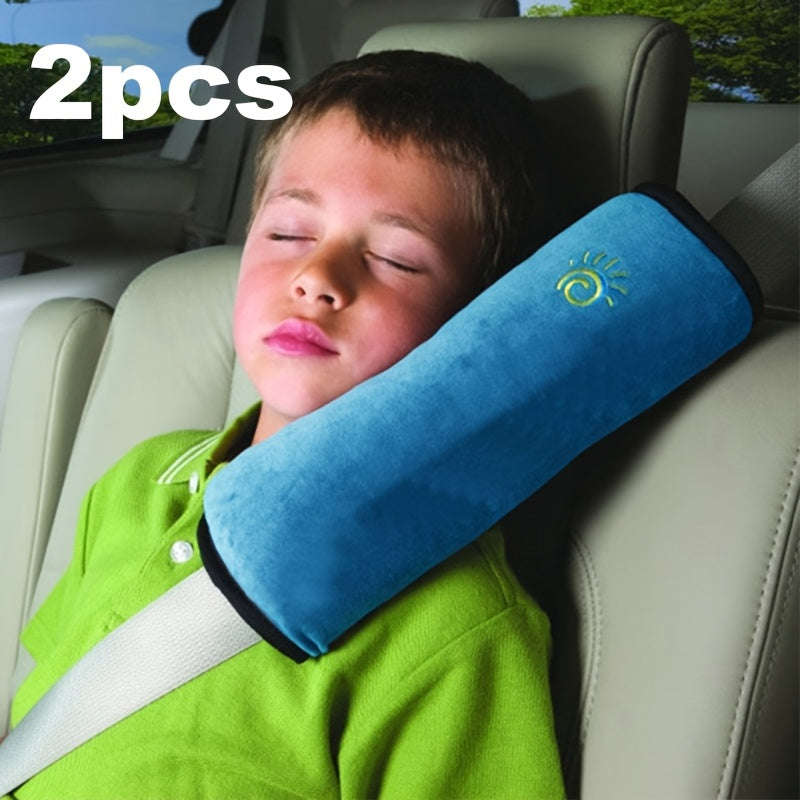 Soft Plush Youngsters Safety Belt Shoulder Pads - Ideal Travel Pillows & Gifts
