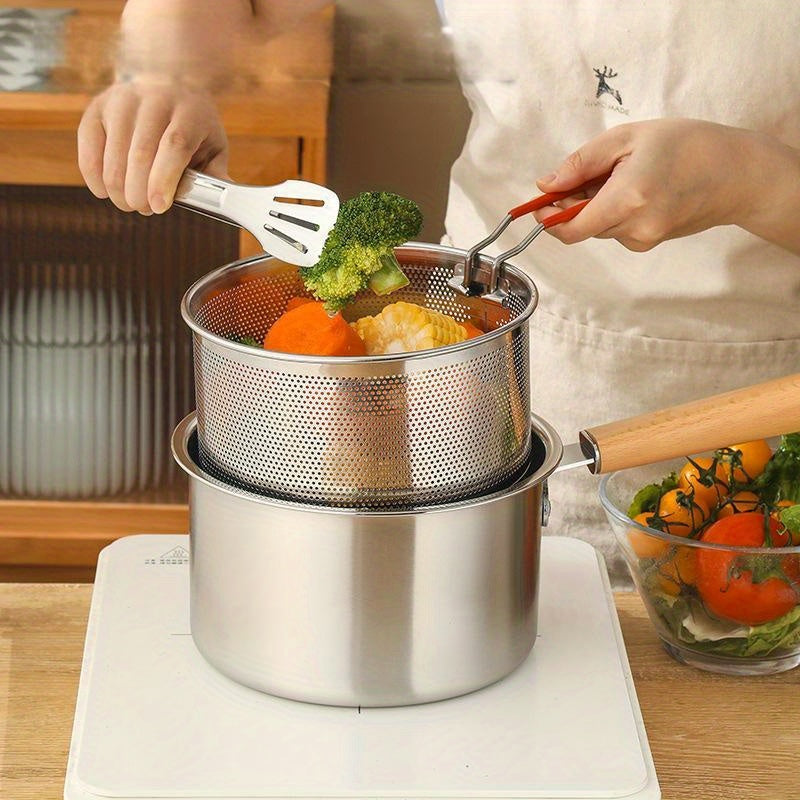 Premium Stainless Steel Filter Pots & Deep Fryers - 304 Grade Cookware