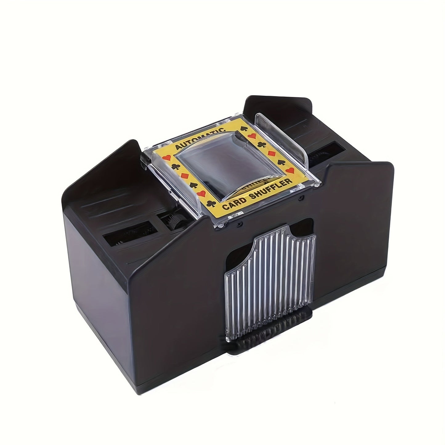 Dual-Card Electric Automatic Shuffler – Premium Battery-Powered Card Mixer for Poker & Family Games