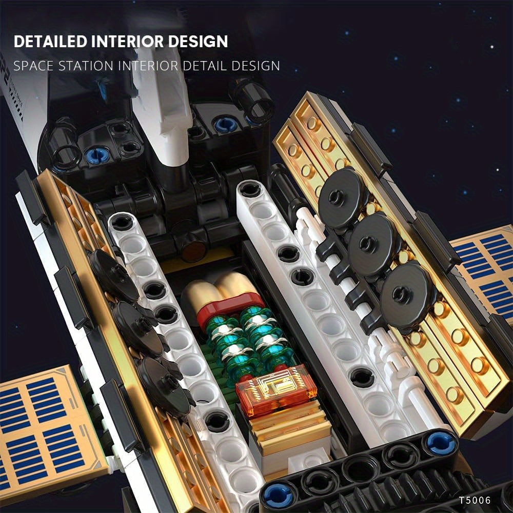 2221pcs International Space Station Building Kit for Adults | Creative Space Model Display