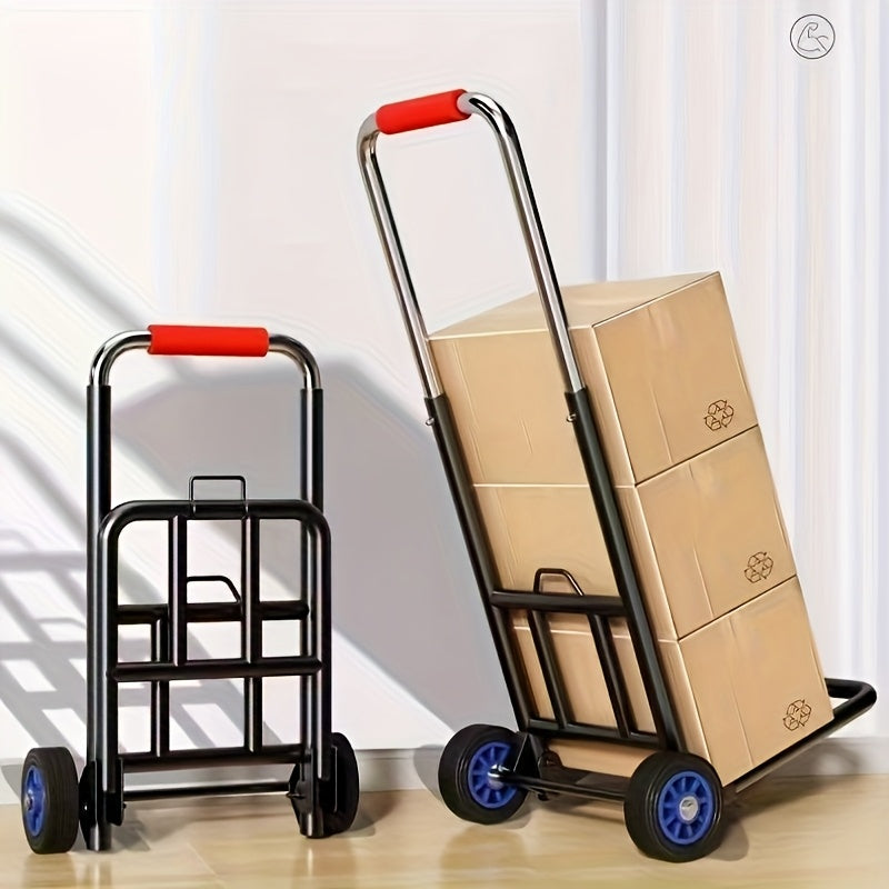 Folding Trolley for Home & Travel - Portable Grocery Cart