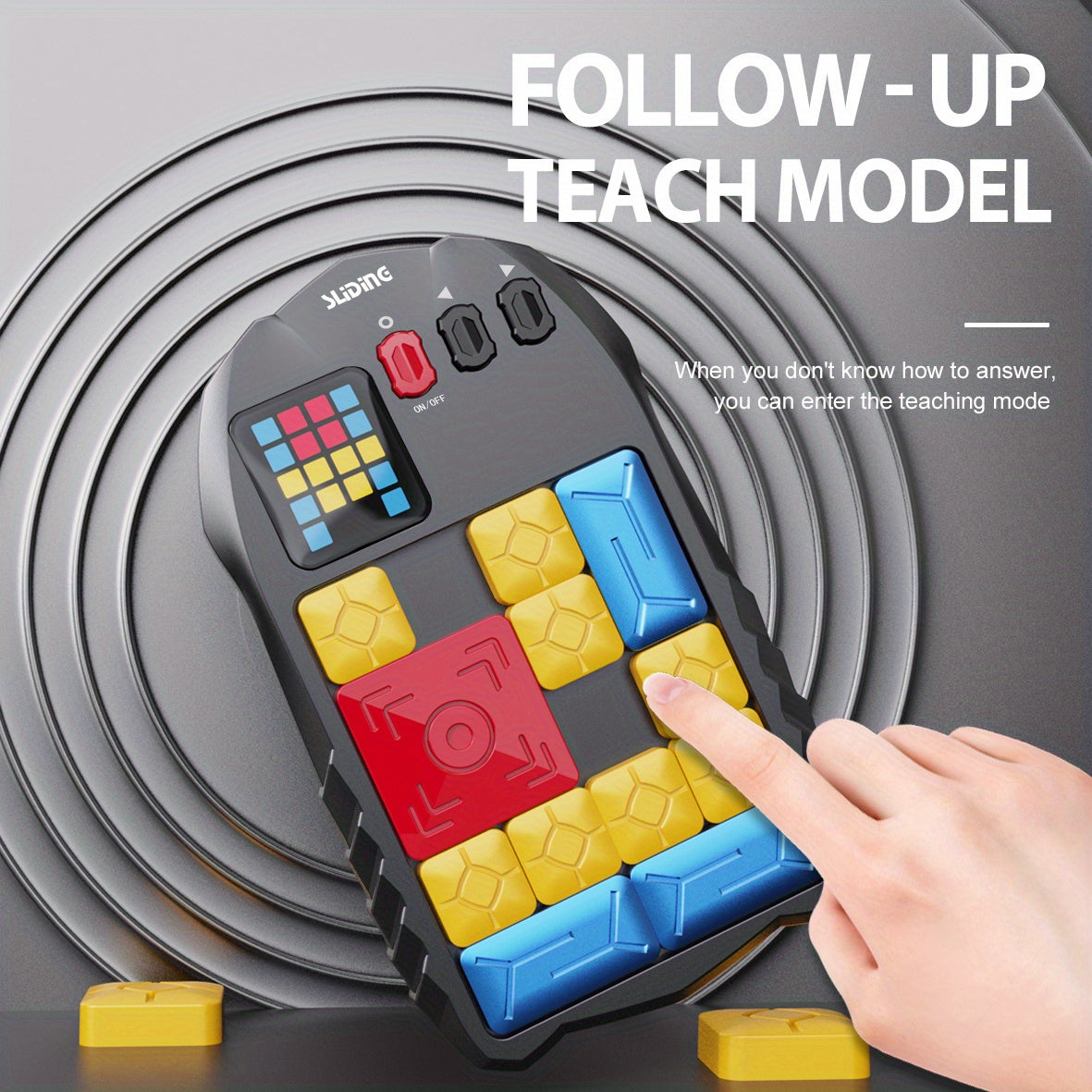 Super Huarongdao Sliding Puzzle Game for Kids - 500+ Brain Teasers, 7 Difficulty Levels, Travel-Friendly