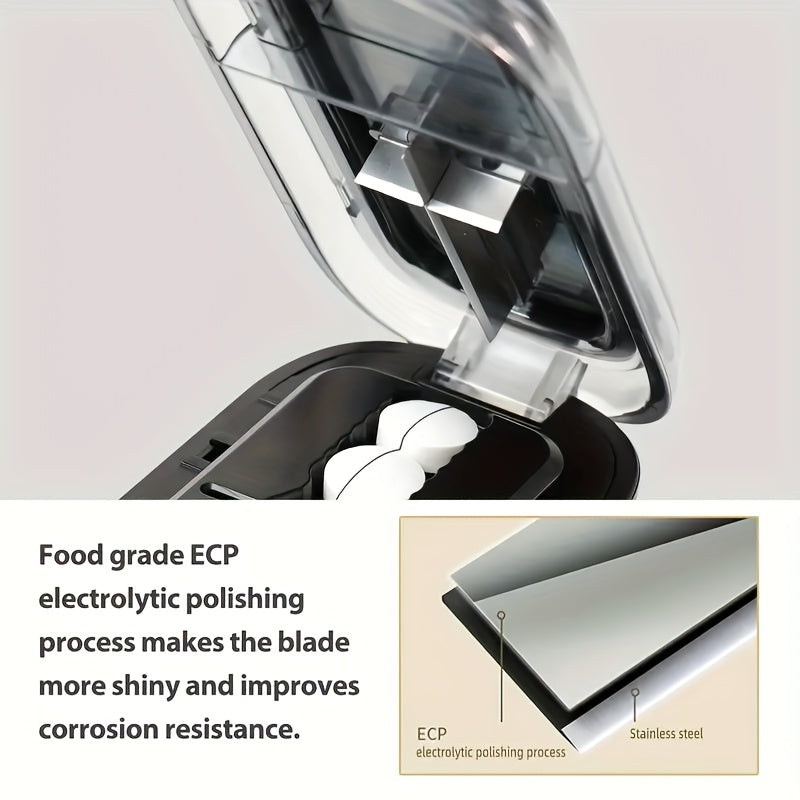 LDQ Pill Cutter & Portable Dispenser - Accurate Tablet Splitter & Organizer