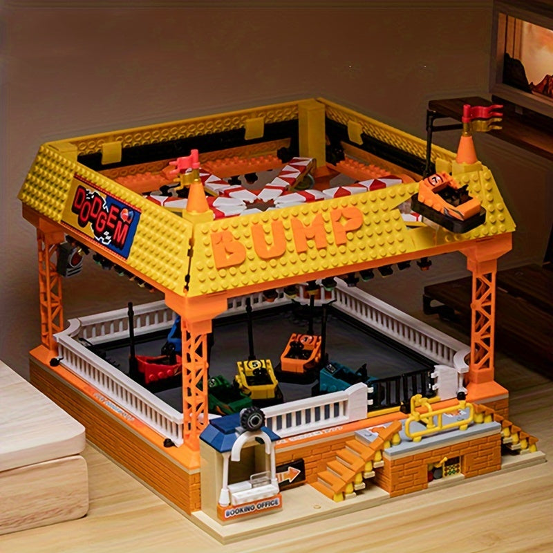 1099-Piece Amusement Park Building Blocks Set - Perfect Holiday Gift for Kids & Adults