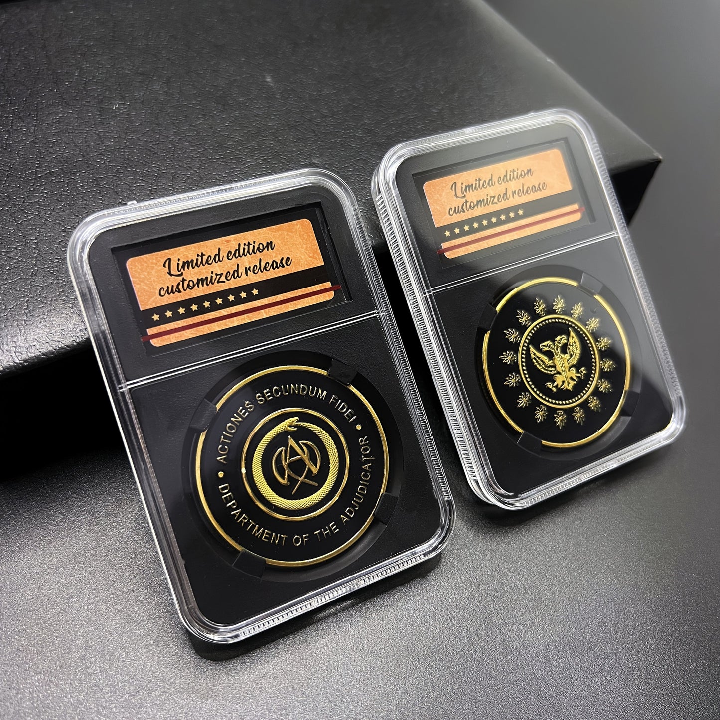 John Wick Continental Coin Official Movie Prop Replica - Heavy-Duty Metal with Dustproof Case