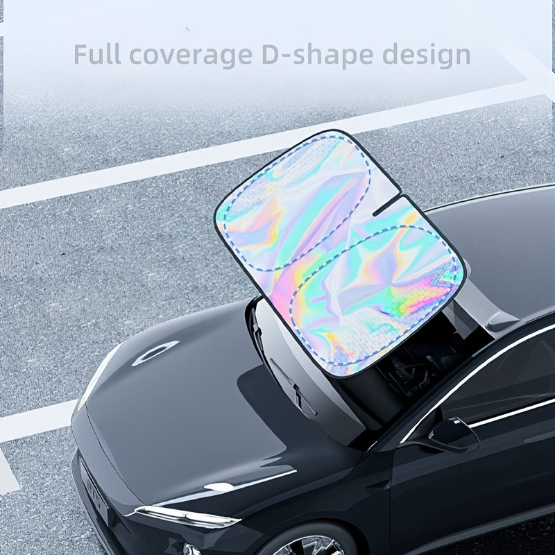 Titanium Silver Alloy Laser Sunshade for Car - UV Protection & Heat Insulation