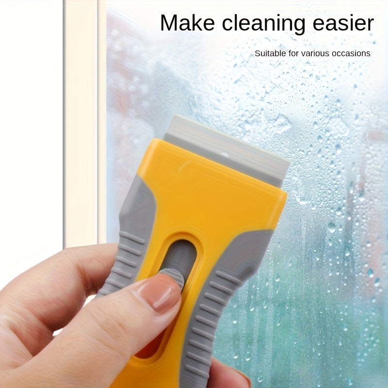 Multi-Purpose Ceramic Scraper Tool - Ergonomic Dual-Head, Non-Scratch, for Cooktops & Cleaning