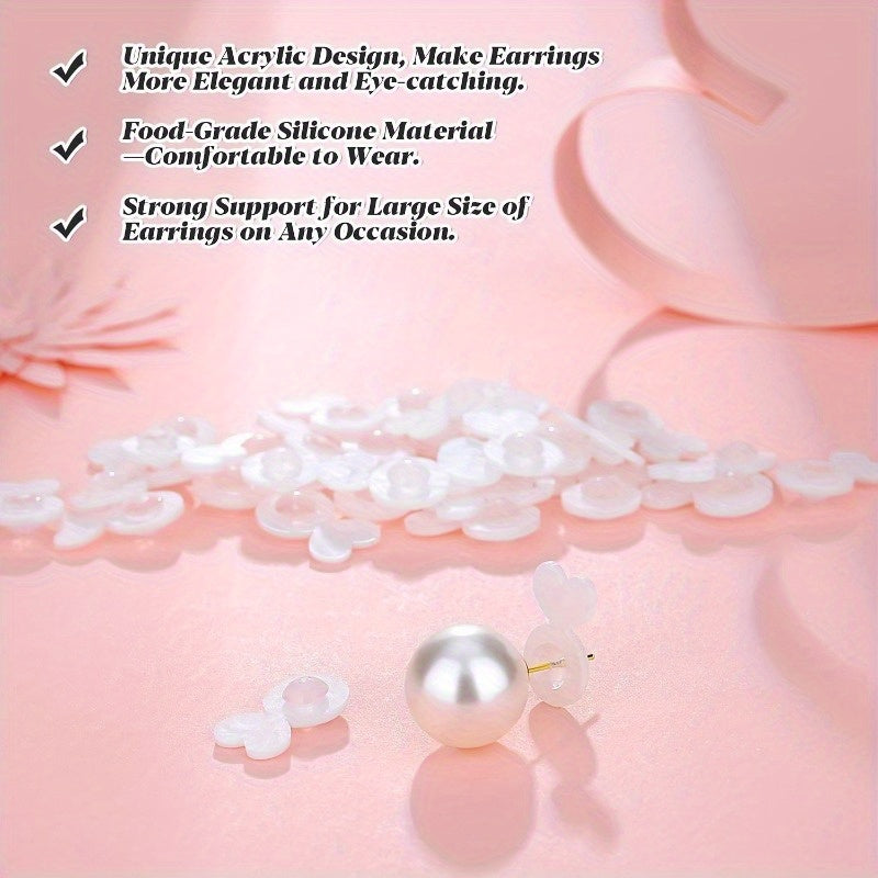 6pcs Silicone Earring Lifters - Enhance Comfort & Prevent Drooping