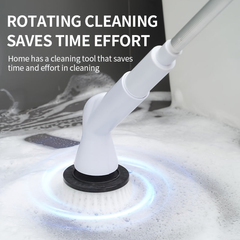 5-in-1 Electric Spin Scrubber with USB Rechargeable 1200mAh Battery | Efficient Cleaning Tool