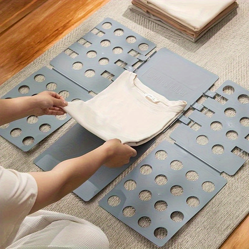 2025 Adjustable Plastic Clothes Folding Board - Efficient Laundry Organizer, 5 Colors, Perfect for Mother's Day