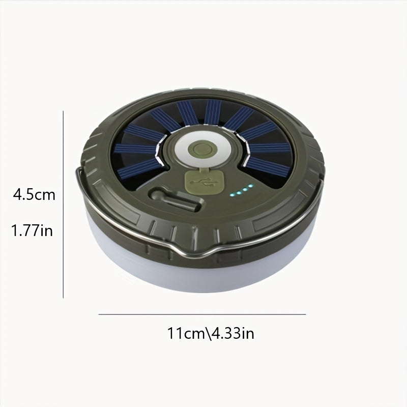 Solar Camping Light String - 10m, LED, Rechargeable, Outdoor Decor