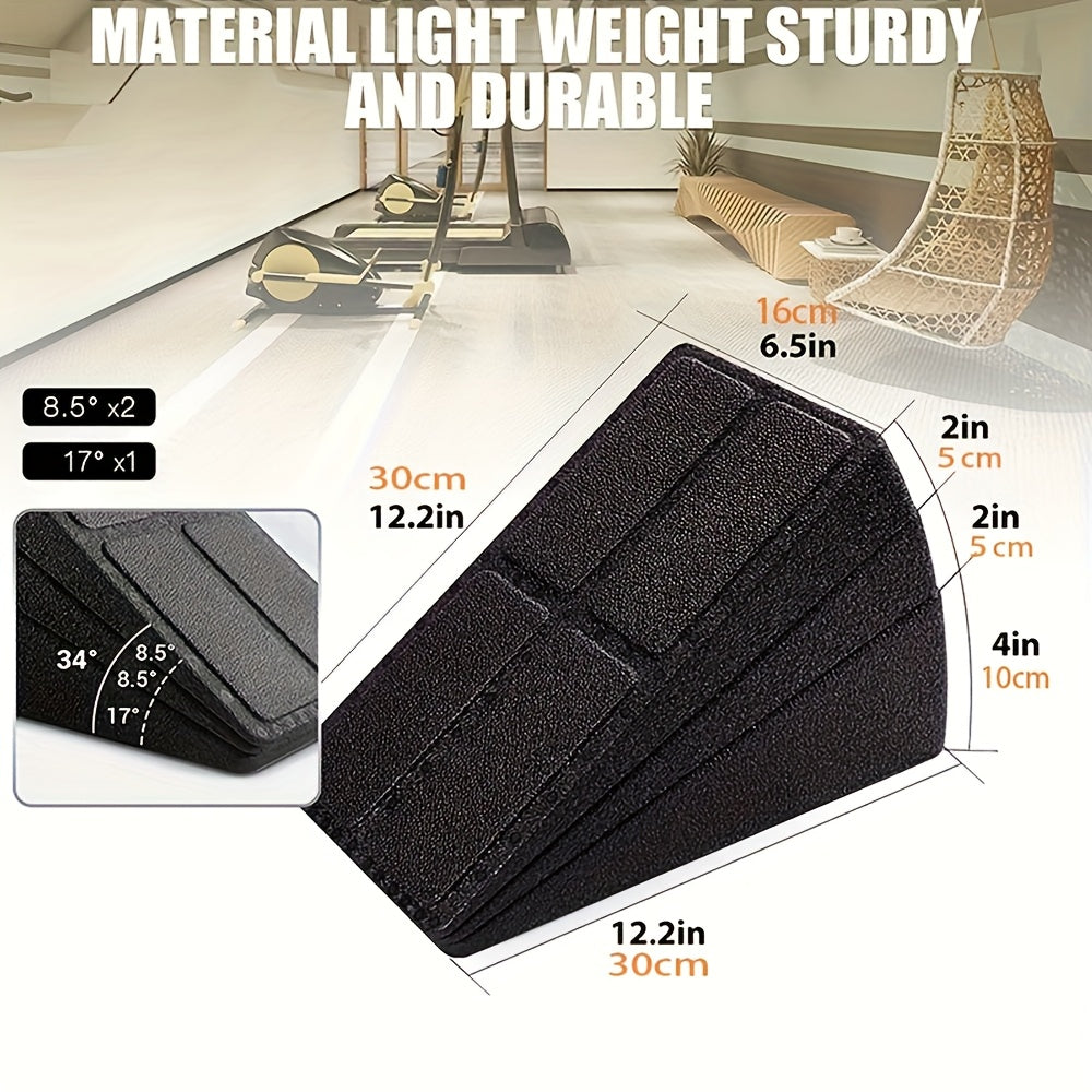 3-Pack Squat Wedge Blocks - Enhance Your Workout with Foam Slant Boards
