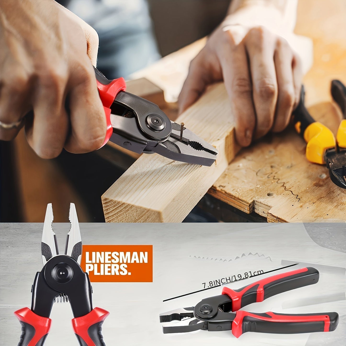 5-in-1 Multi-Purpose Pliers Set with Replaceable Heads for Electrical Maintenance