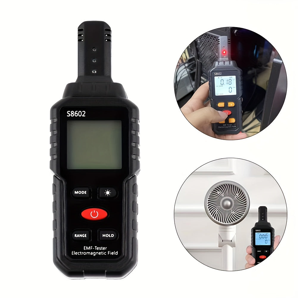 3-in-1 EMF Meter & Radiation Detector - Portable Electromagnetic Field Tester for Home & Office Safety