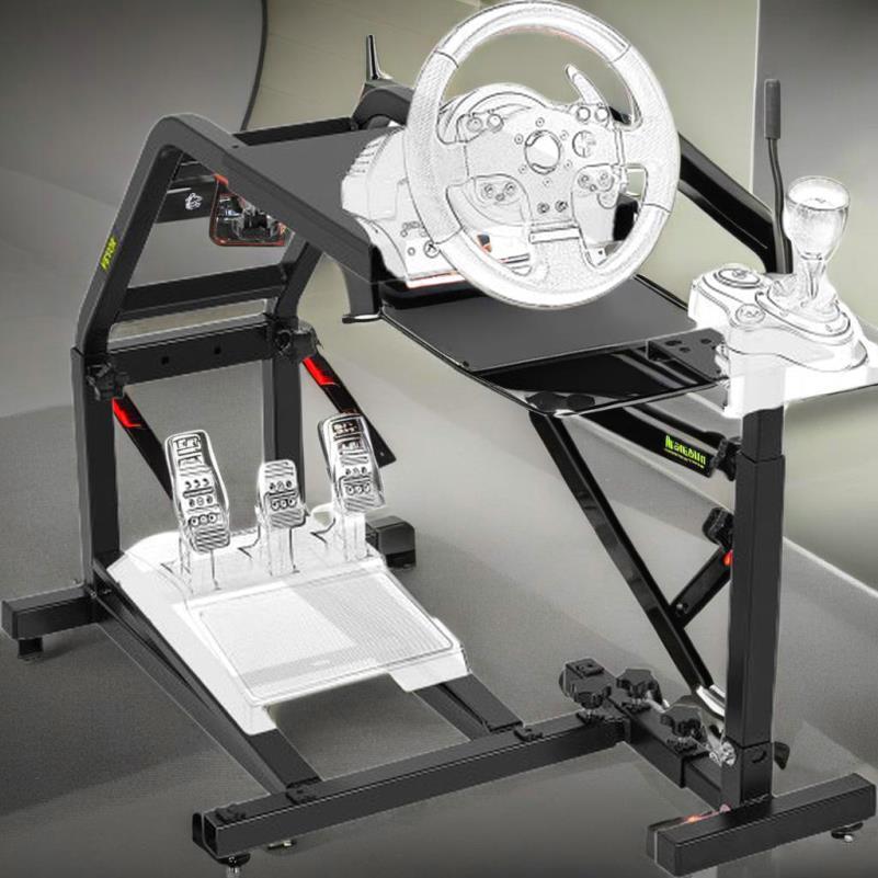 Sturdy Adjustable Wheel Stand for Simulators - Compatible with G29, G27, G25 - Enhance Your Gaming Setup