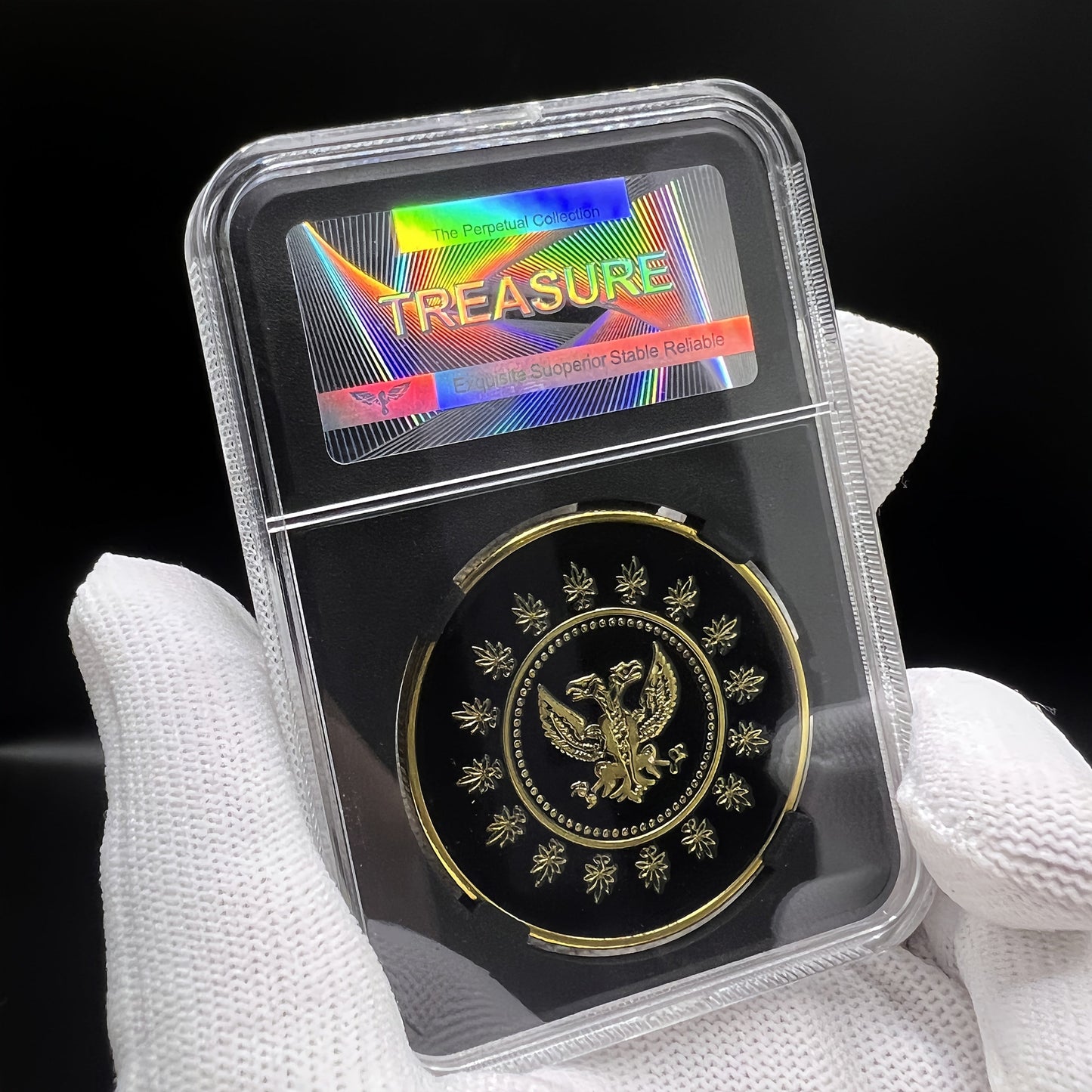 John Wick Continental Coin Official Movie Prop Replica - Heavy-Duty Metal with Dustproof Case