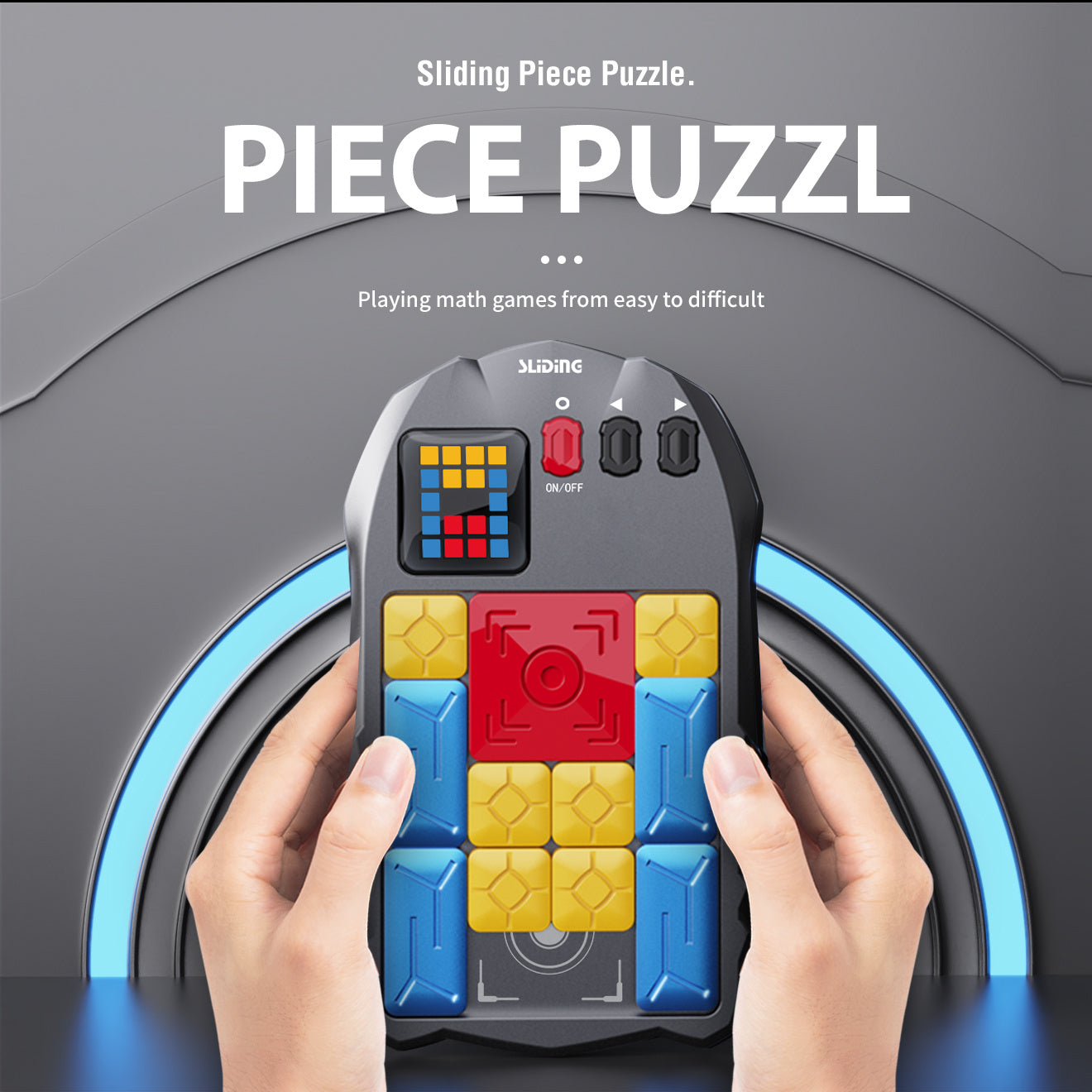 Super Huarongdao Sliding Puzzle Game for Kids - 500+ Brain Teasers, 7 Difficulty Levels, Travel-Friendly