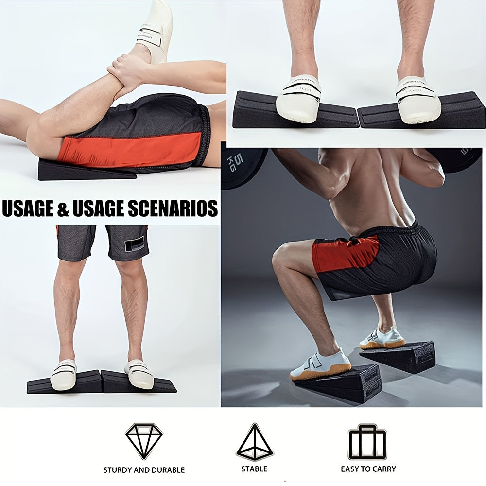 3-Pack Squat Wedge Blocks - Enhance Your Workout with Foam Slant Boards