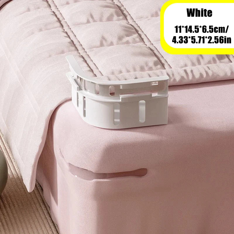 Neat Sheets 4PCS Invisible Bed Sheet Holder Clips - No Slip, Needle-Free, Secure Bedding Fasteners