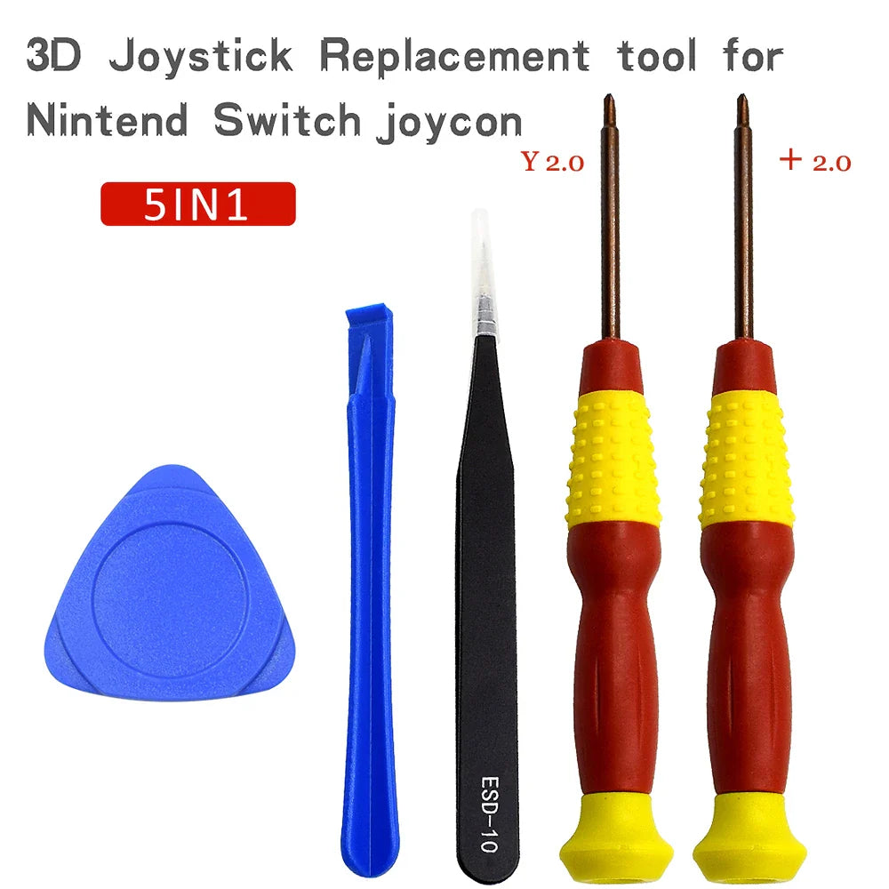 25-in-1 Joycon Joystick Replacement Kit for Nintendo Switch - Ultimate Repair Solution