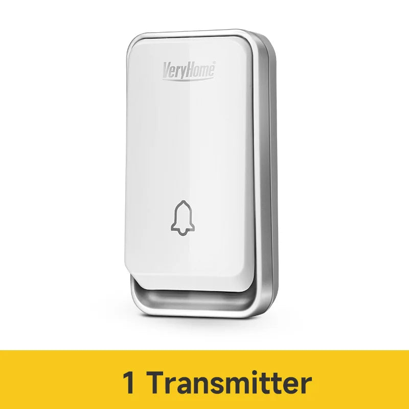 VeryHome Wireless Doorbell - Smart, Waterproof, Self-Powered, Long Range