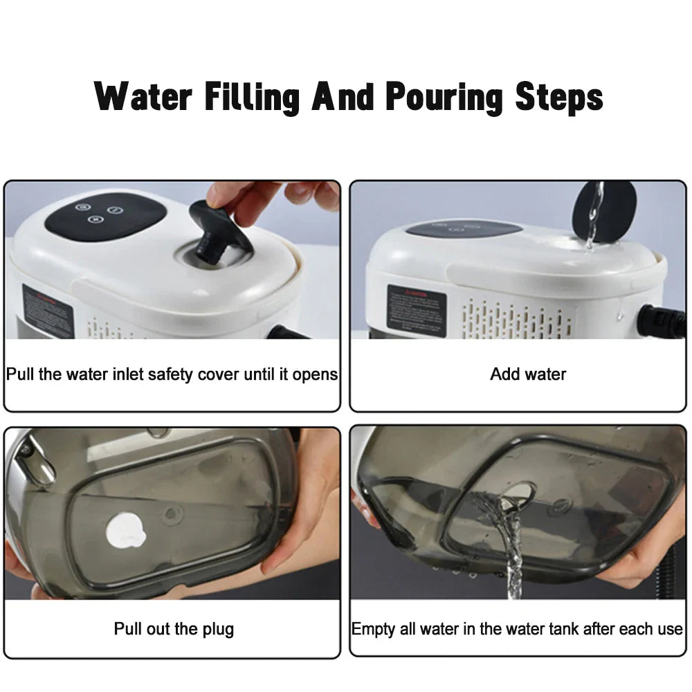 2500W High-Pressure Intelligent Steam Cleaner for Home & Car