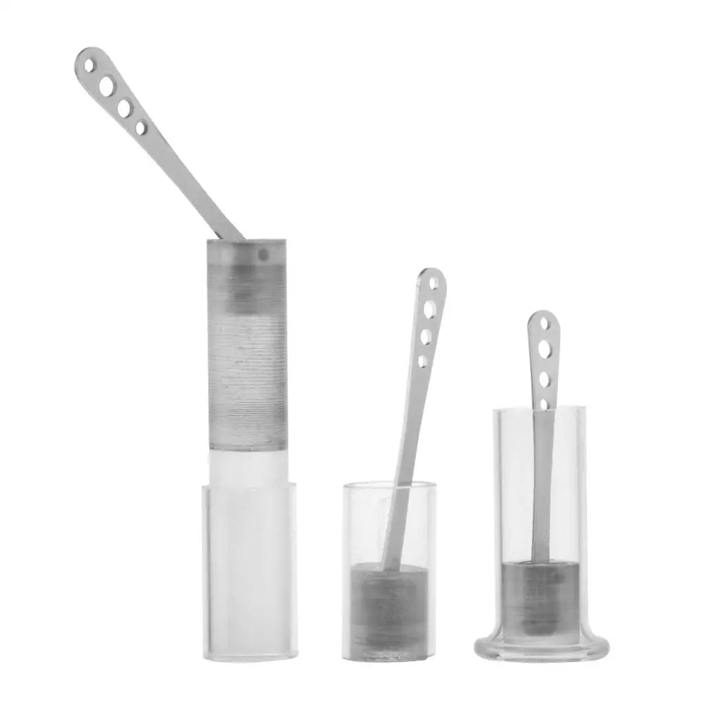 Metal & Glass Cylinder Piston Set for Stirling Engine Parts - Ideal Educational Tool