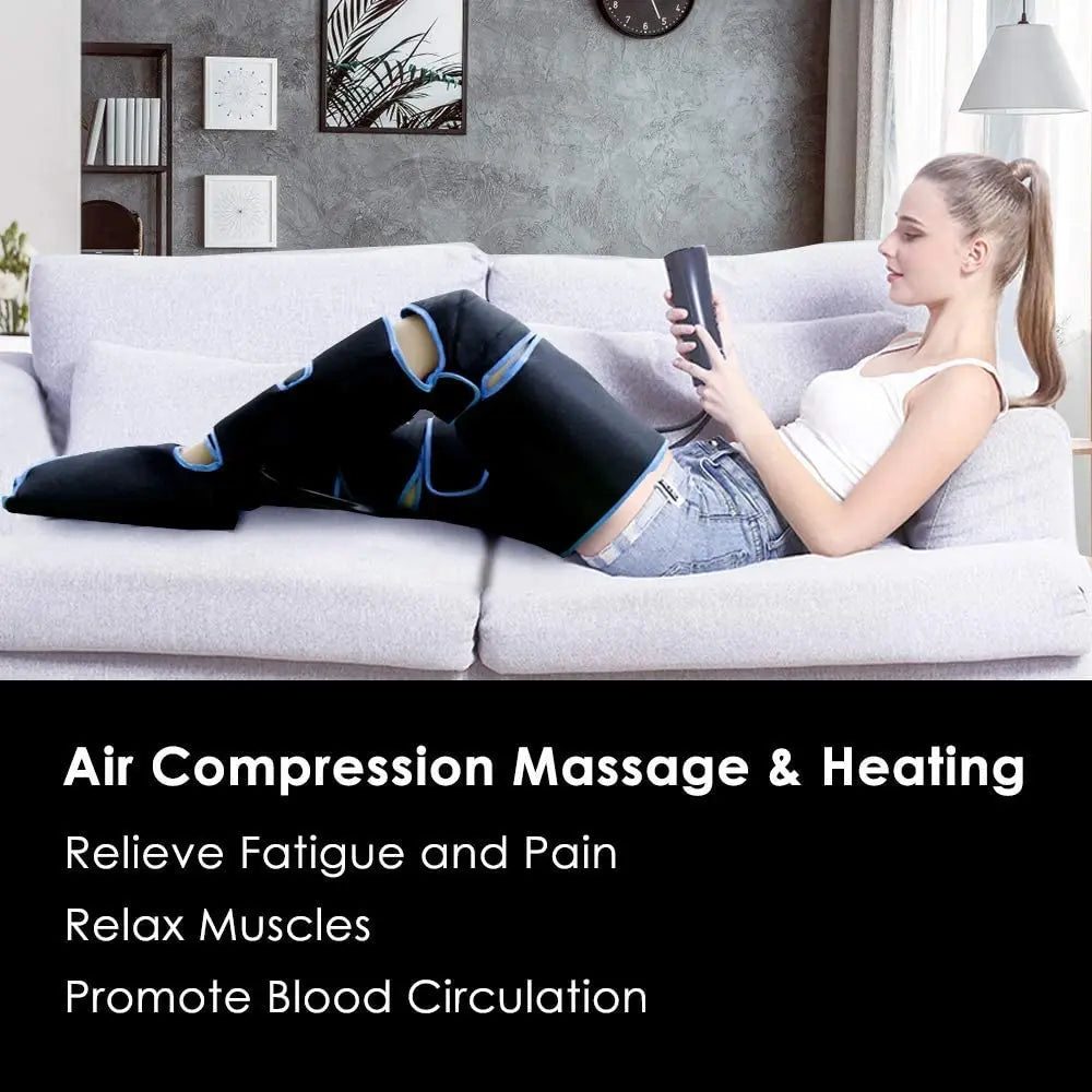 360° Air Pressure Leg Massager for Blood Circulation & Relaxation
