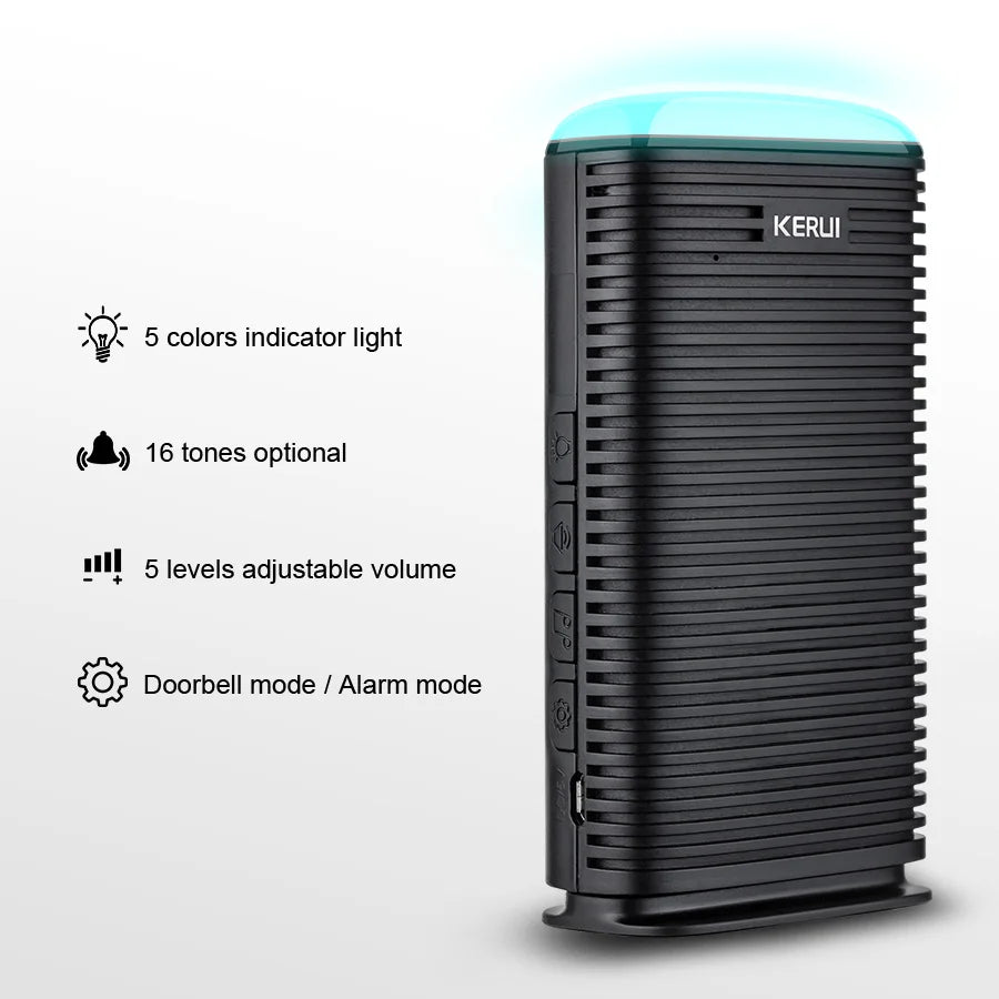 KERUI DW9 Garage Alarm Wireless Driveway Welcome Burglar Alarm Waterproof Outdoor PIR Motion Sensor Detector Security Protection