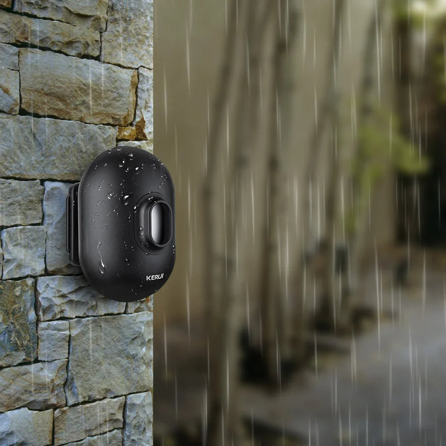KERUI DW9 Garage Alarm Wireless Driveway Welcome Burglar Alarm Waterproof Outdoor PIR Motion Sensor Detector Security Protection