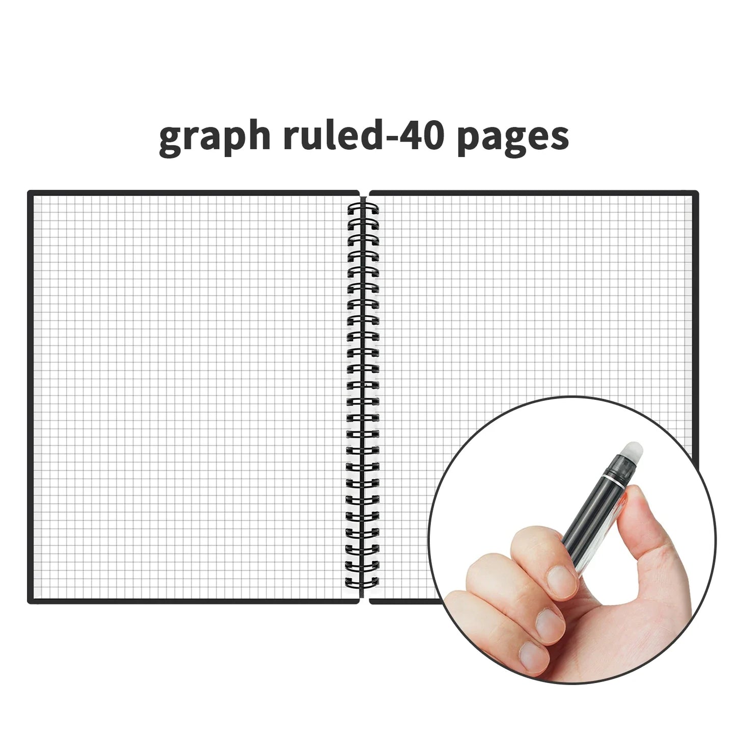 Smart Reusable Notebook A4 A5 A6 - Erasable, Wirebound & Eco-Friendly