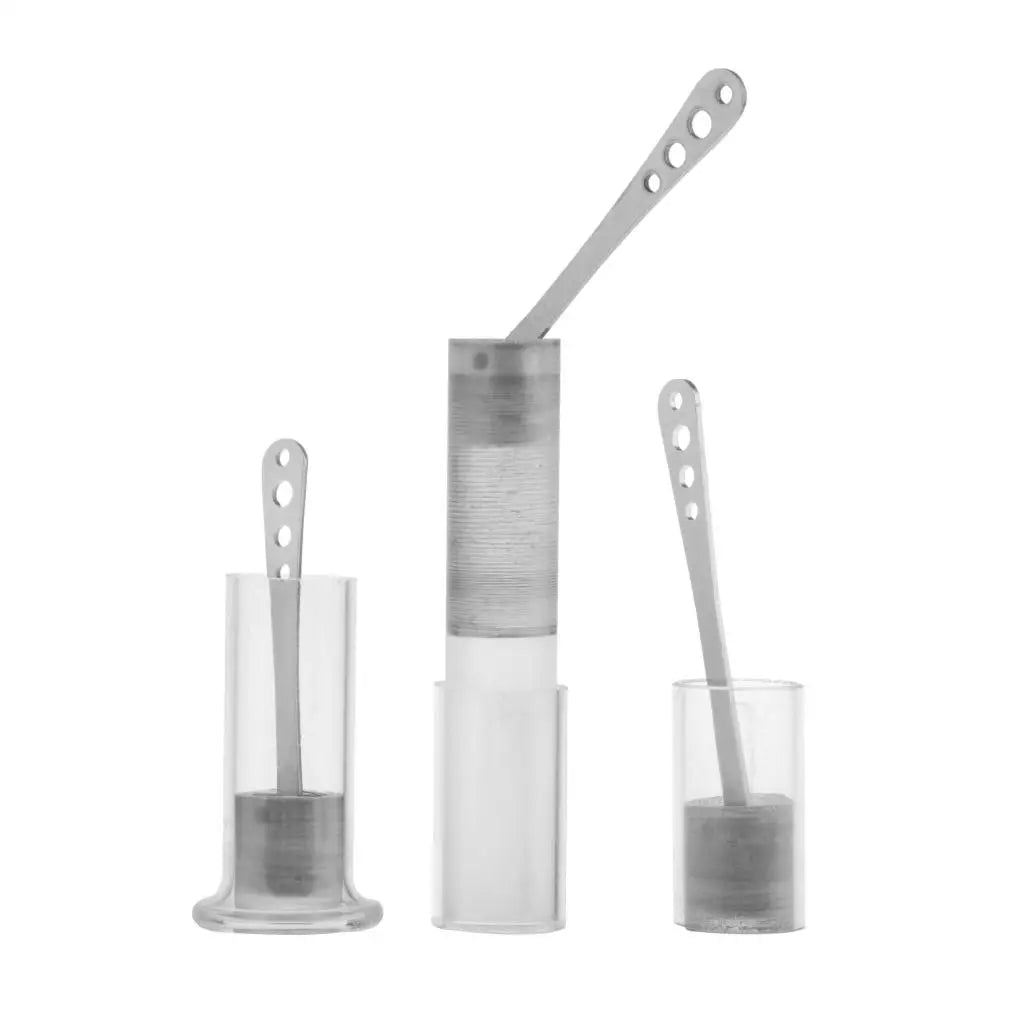 Metal & Glass Cylinder Piston Set for Stirling Engine Parts - Ideal Educational Tool