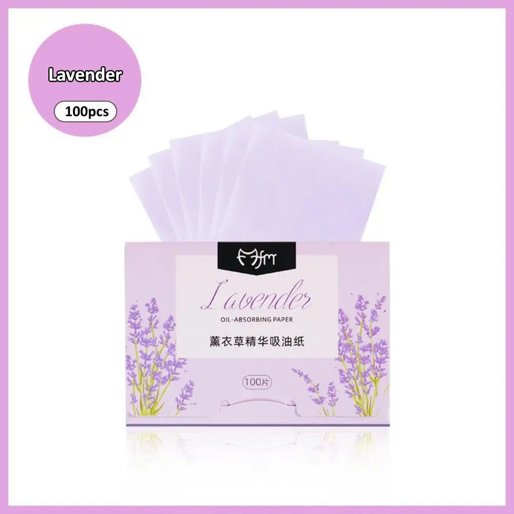 Face Oil Absorbing Paper - 100 Sheets for Oil Control & Cleansing