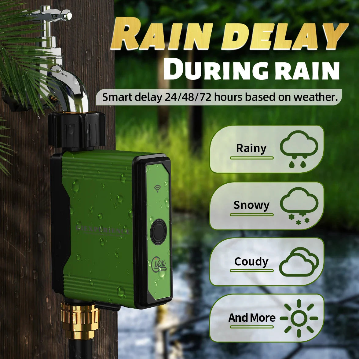 ZIGBEE WIFI Garden Watering Timer with Smart Sprinkler System - TUYA Compatible