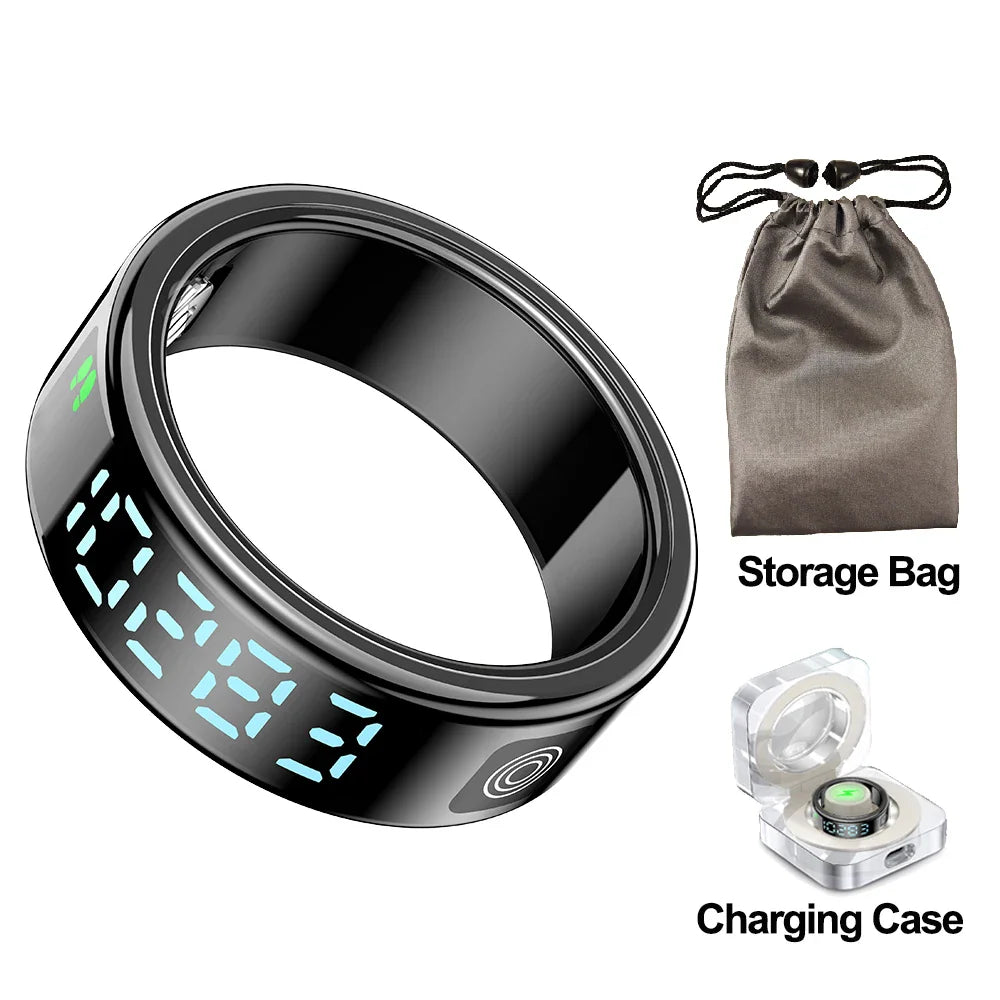 2025 SR08 Smart Ring with LED Display