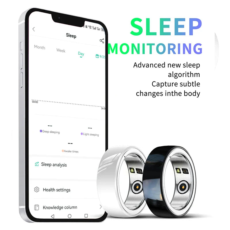 Sport Man Waterproof Smart Ring R08M - Health & Fitness Tracker