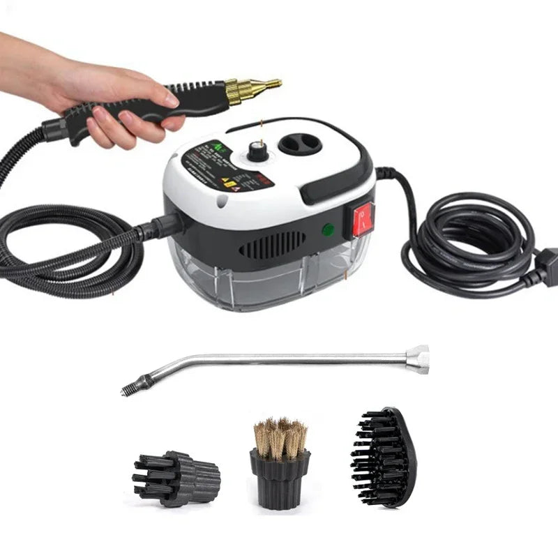 2500W High-Temperature Steam Cleaner for Home & Car - US/EU Plug