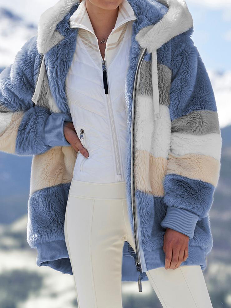 Veste Polaire élégante à capuche pour femme - Livraison Offerte