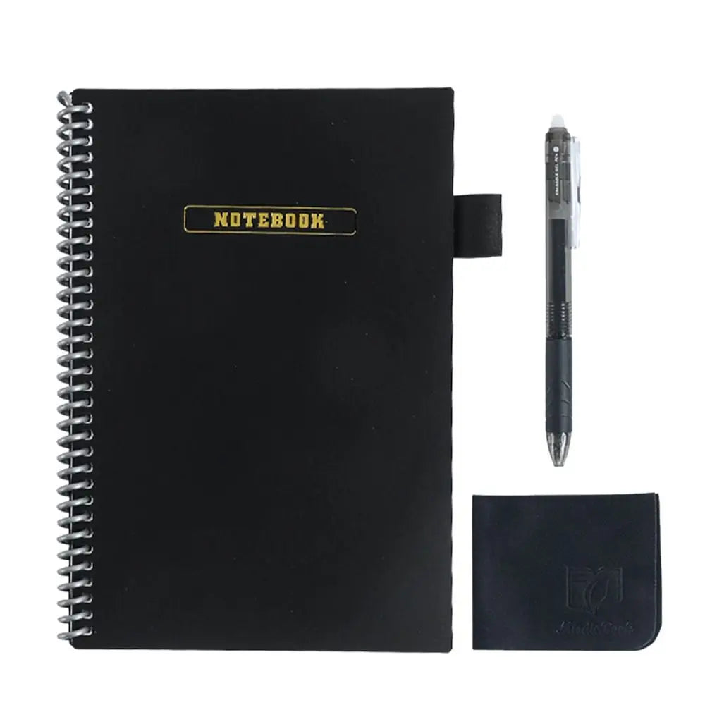 A5 Erasable Notebook Paper Reusable Smart Wirebound Notebook Portable Waterproof Notepad