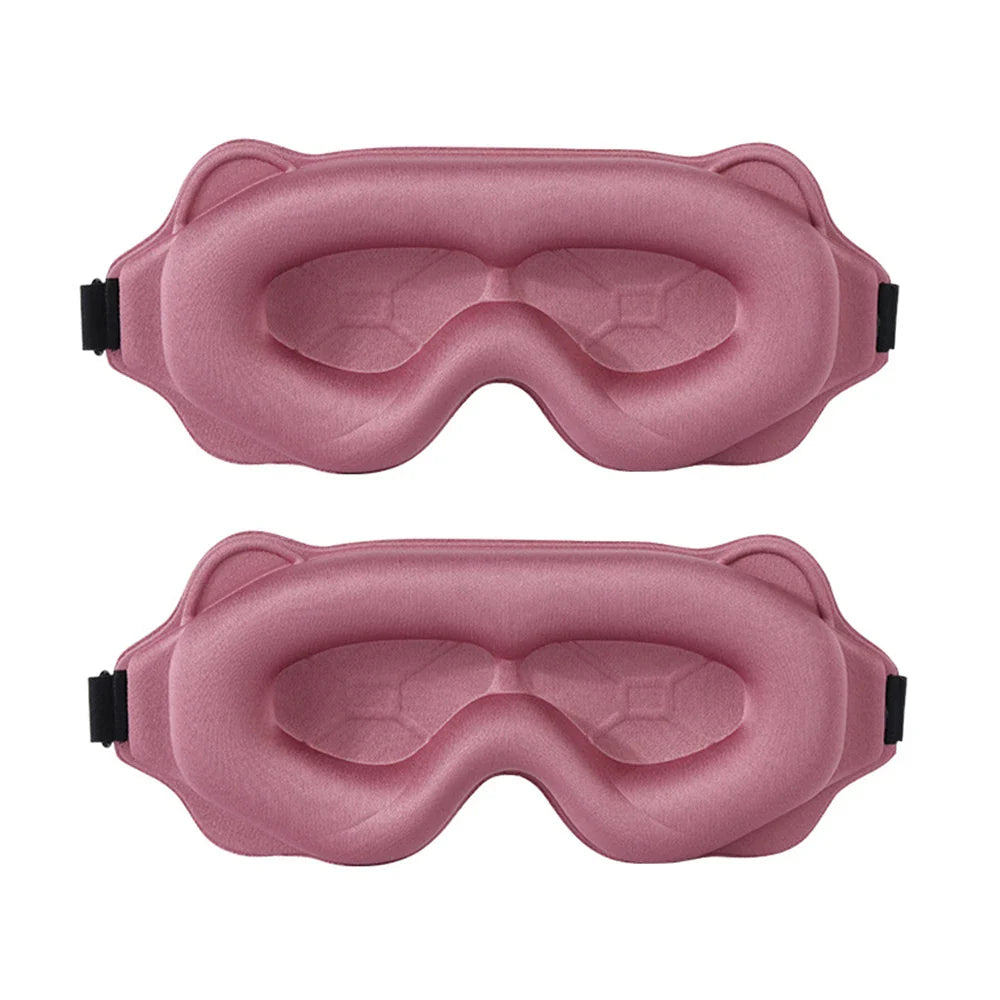 3D Sleeping Mask - Light Blocking, Soft Eye Mask for Travel & Sleep