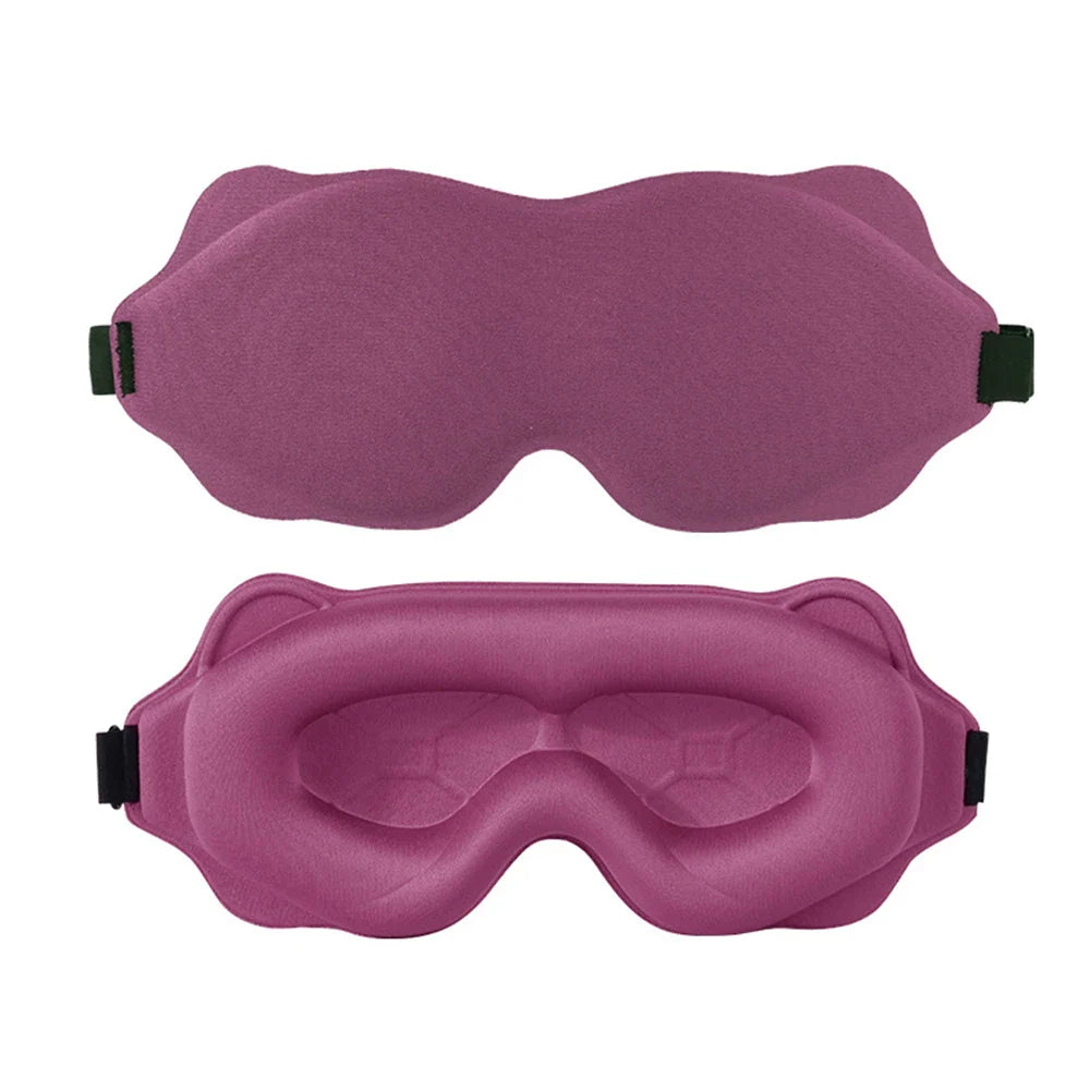 3D Sleeping Mask - Light Blocking, Soft Eye Mask for Travel & Sleep