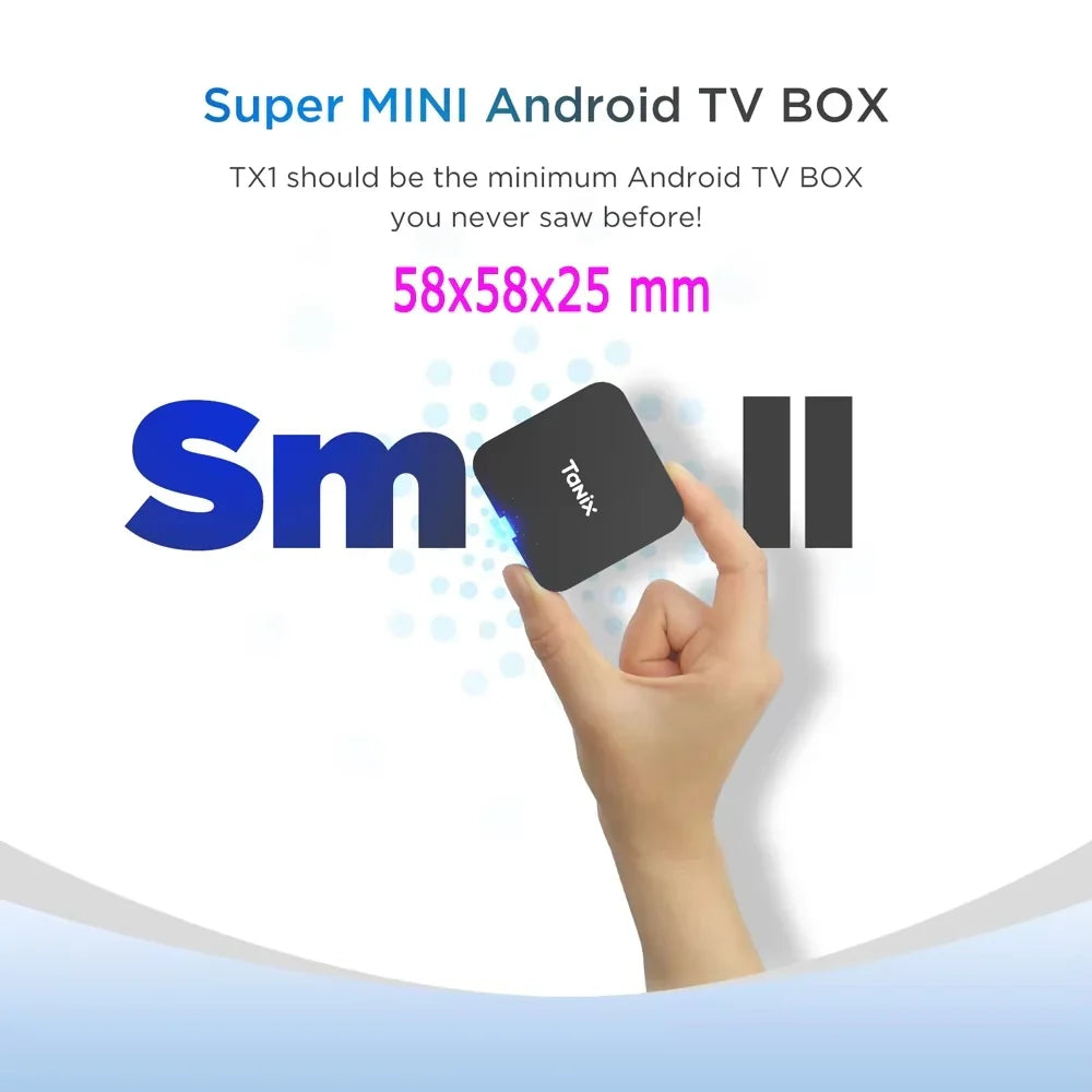 Tanix TX1 Android 10 TV Box | 4K Media Player with 2.4G WiFi & 16GB Storage