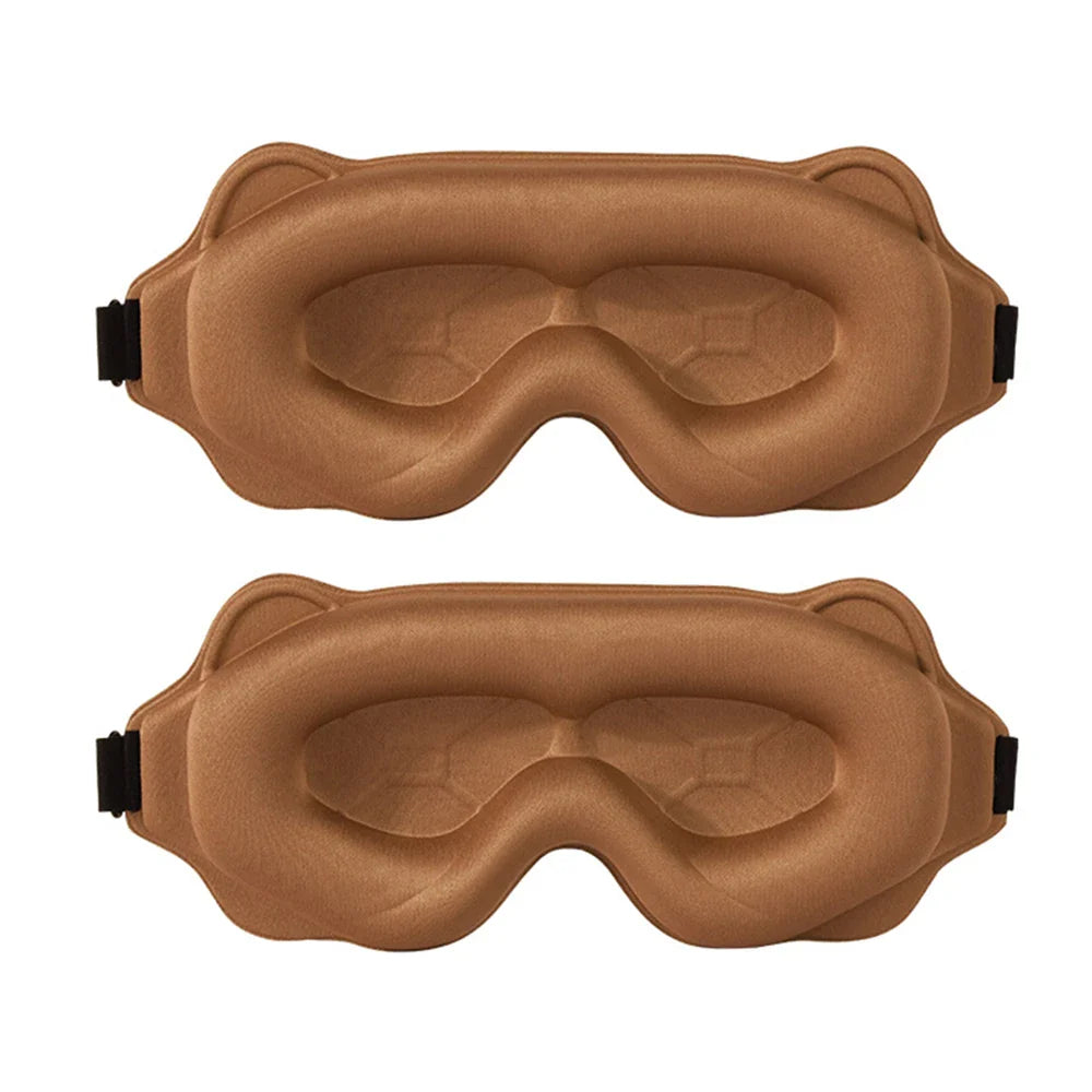 3D Sleeping Mask - Light Blocking, Soft Eye Mask for Travel & Sleep