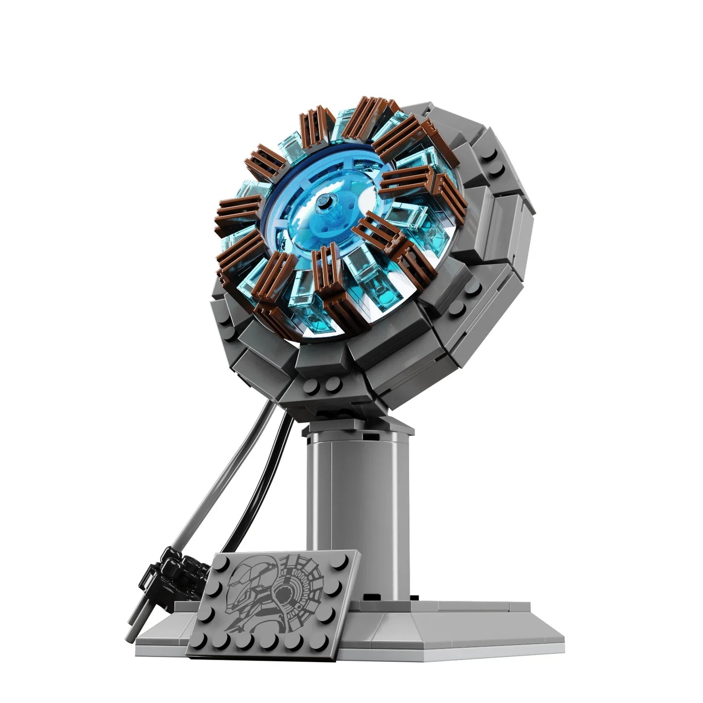 Build Your Own Iron Robot Mecha Man - Nuclear Reactor Light-Up Building Blocks | Perfect Gifts for Kids