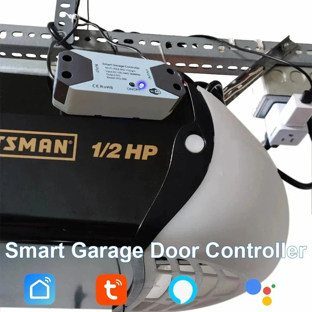 Tuya WIFI Smart Garage Door Controller - Alexa & Google Compatible