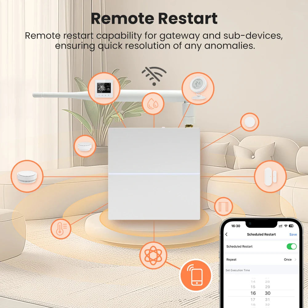 AVATTO ZigBee Gateway Hub - Smart Home Automation with Alexa & Google Home